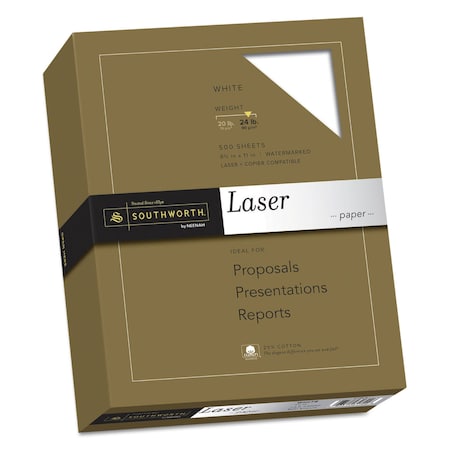 Southworth Paper, Smooth Finish, White, PK500 31-724-10